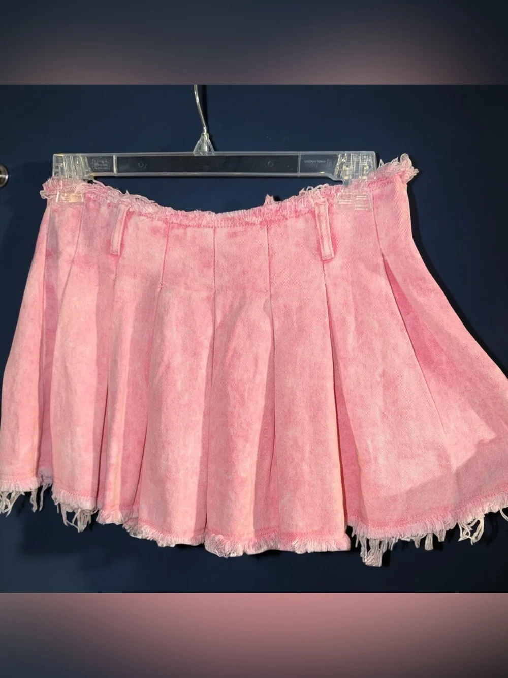 PrettyLittleThing Pastel Pink Pleated Mini Skirt